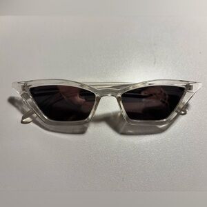 Transparent Cat-Eye Sunglasses